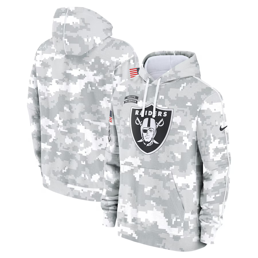 Youth Oakland Raiders 2024 Nike NFL hoodie